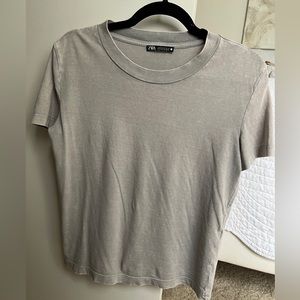 Zara washed effect t-shirt